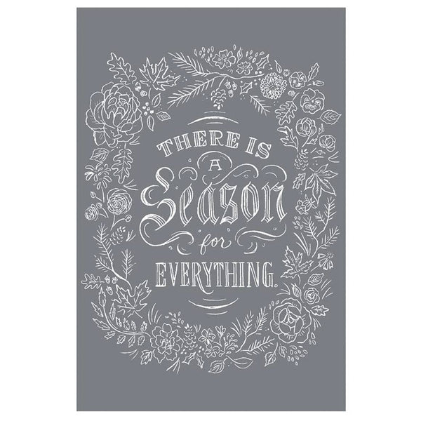A Season for Everything 12x18 Mesh Stencil {clearance}