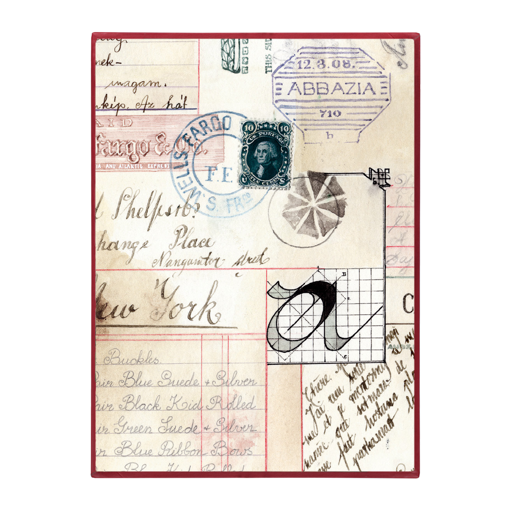 Ensemble de cartes de vœux avec boîte | Manuscrit {24 pièces}