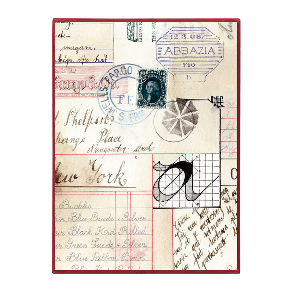 Ensemble de cartes de vœux avec boîte | Manuscrit {24 pièces}