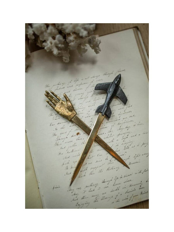 Pewter Airplane Letter Opener