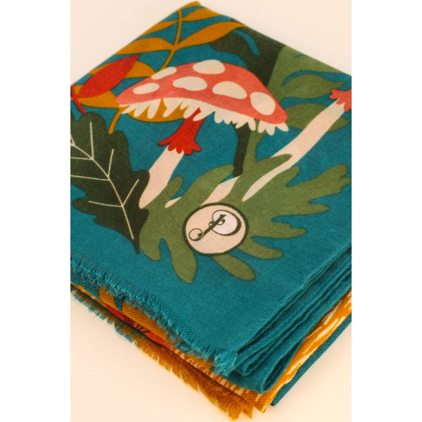 Decorative Print Doe Scarf {clearance}