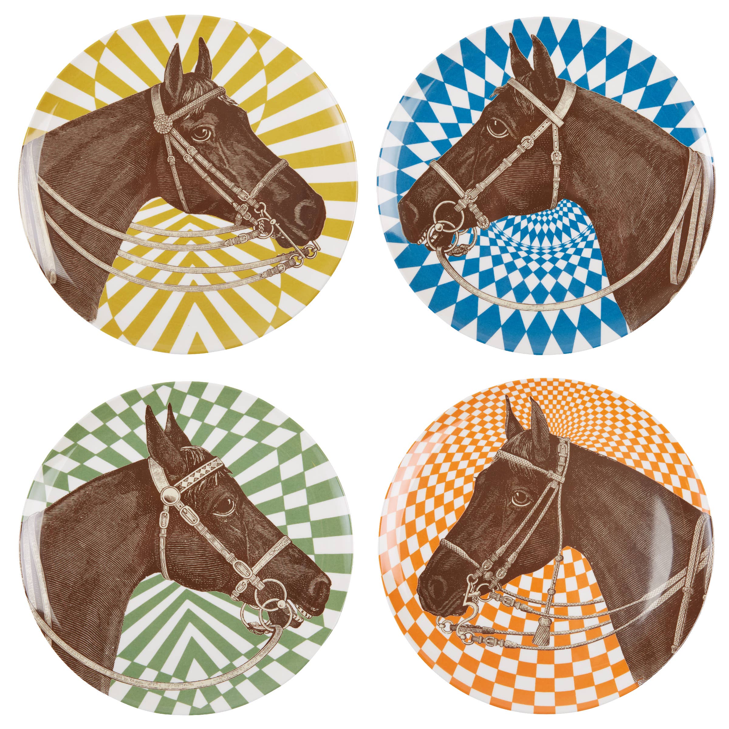Plaques latérales Equus | Lot de 4