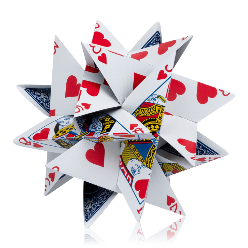 3D Card Star Stencil