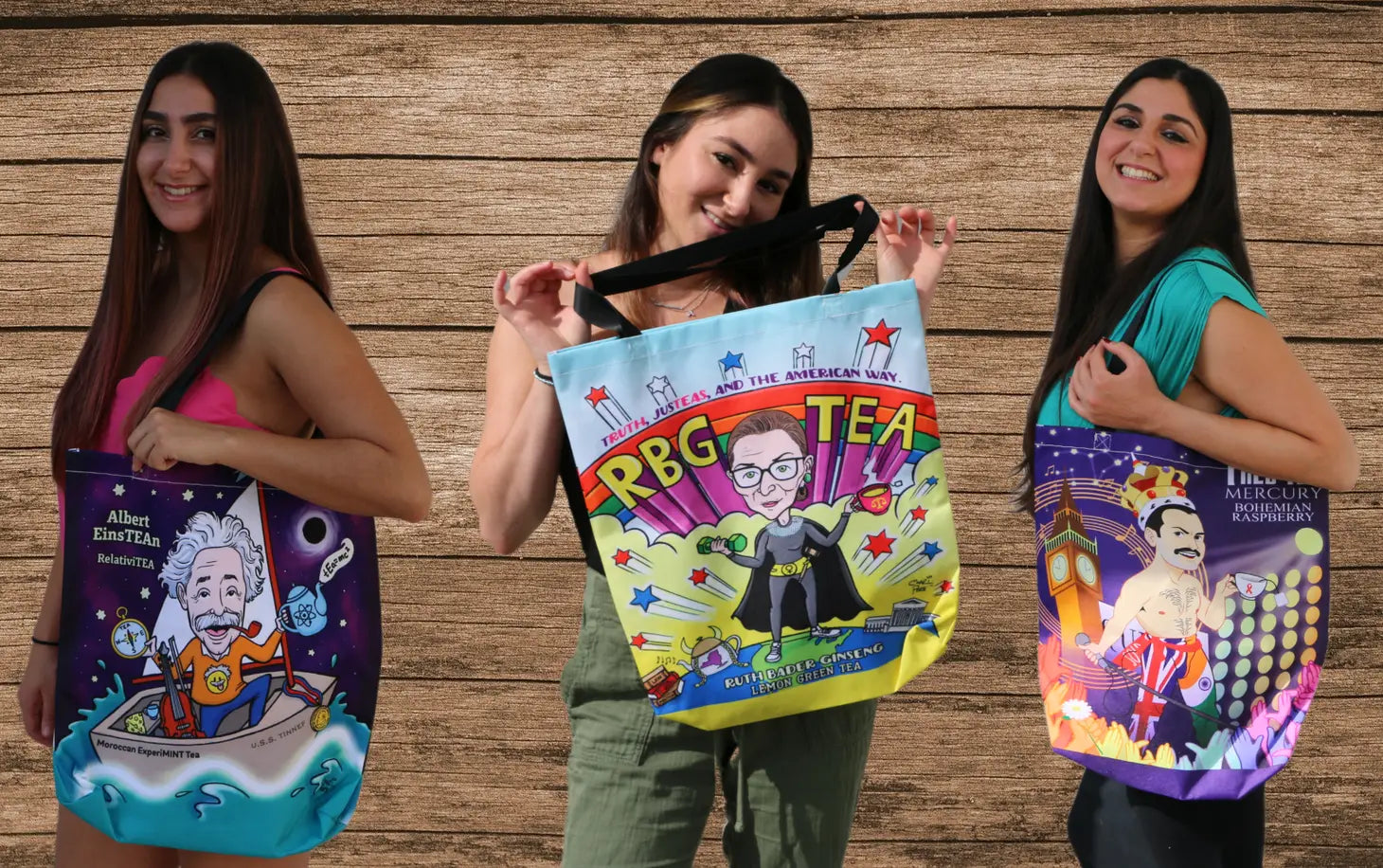 ArTEAstic Reusable Tote Bags {multiple styles}