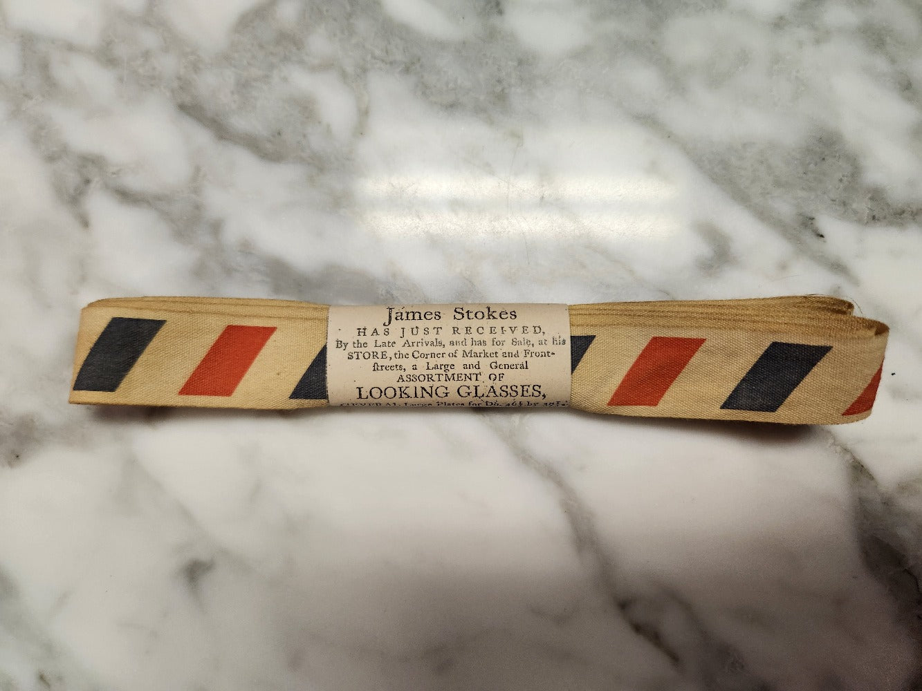Printed Cotton Aged Ribbon