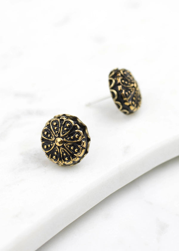 Petite Bohemia in Jet Earrings