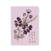 Floral mauve