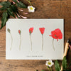 Botanical Watercolour Greeting Card Bundle {pack of 5}