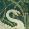 Art Nouveau Swans Tray with Brass Handles
