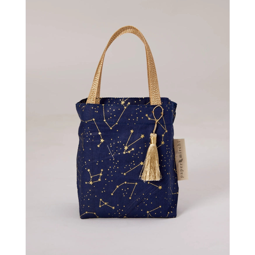 Sacs cadeaux en tissu réutilisables | Collection Night Sky {plusieurs tailles}