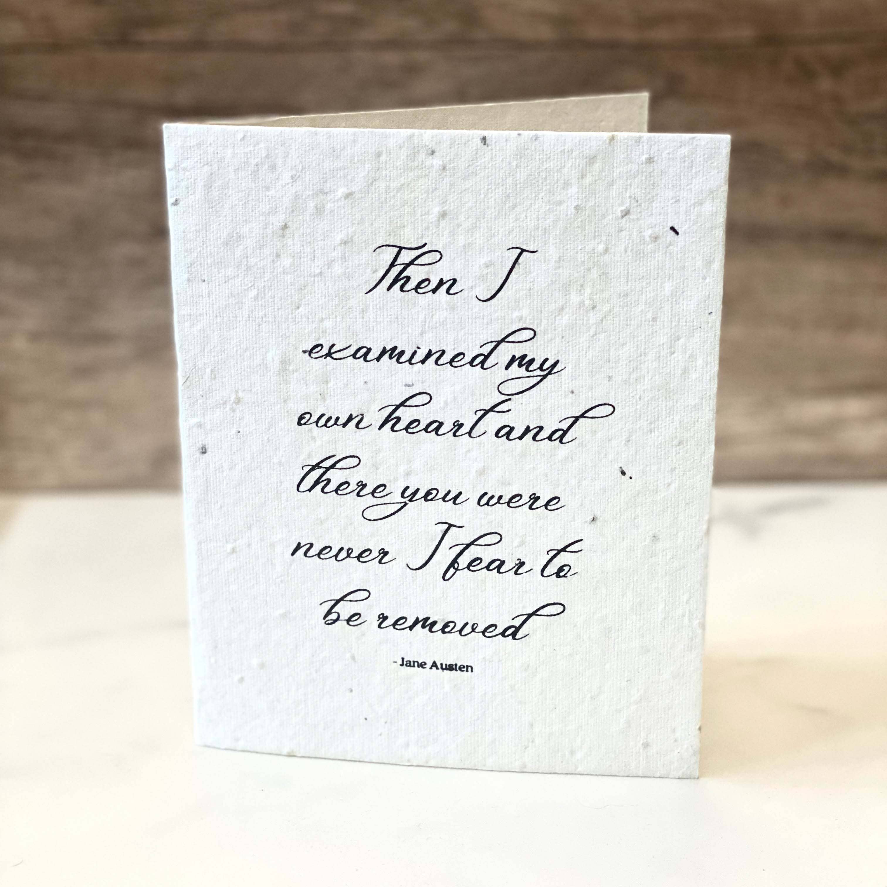 Jane Austen | Handmade Greeting Card