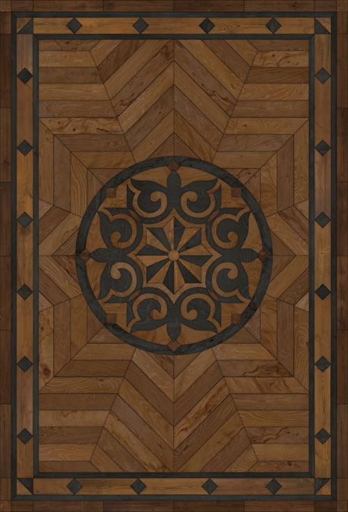 Vintage Vinyl® Floorcloth | Eye of the Workman {38x56}