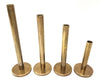 Bougeoirs coniques | Or antique {Plusieurs tailles}