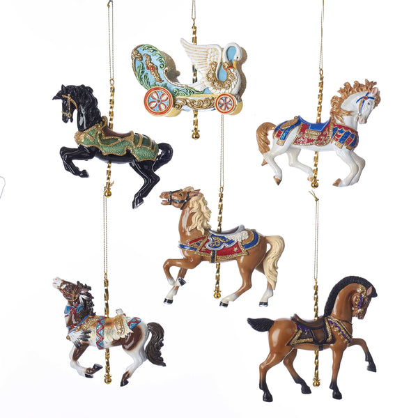 Carousel Horses/Chariot Ornaments