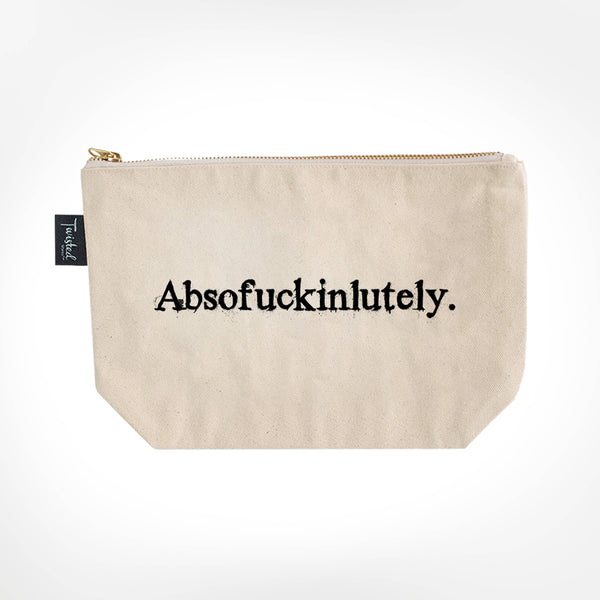 Absof*ckinlutley Cosmetic Bag