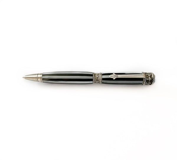 Handmade Faith Pen in Pin Stripe