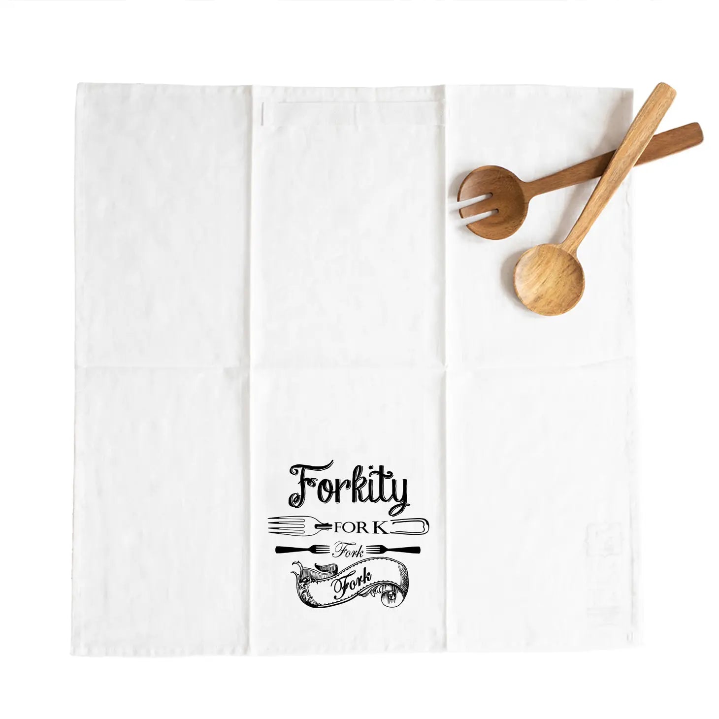 Serviette de cuisine fourchette fourchette Forkity