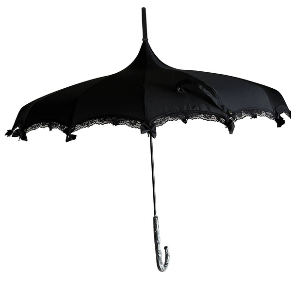 Parapluie pagode boutique avec dentelle et nœuds