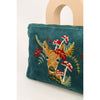 Doe with Toadstools Velvet Zip Pouch {multiple sizes}