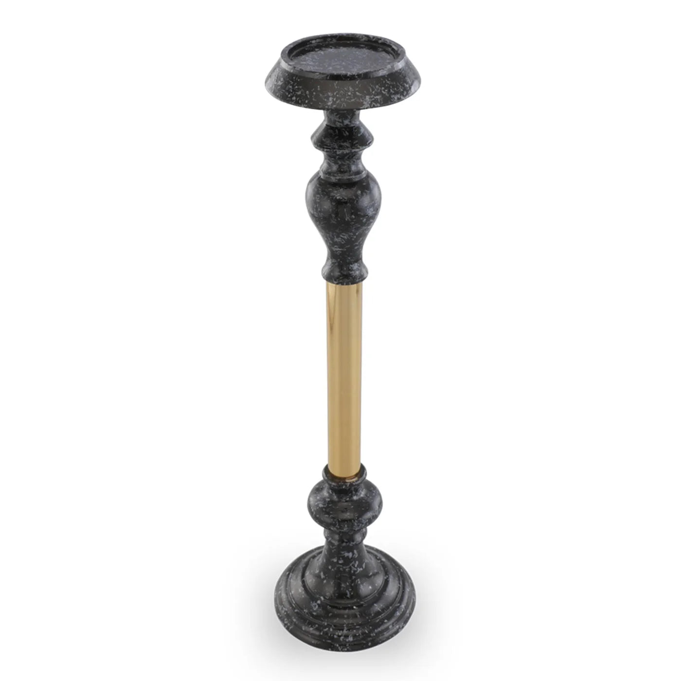 Bougeoirs pilier bicolores | Lot de 3