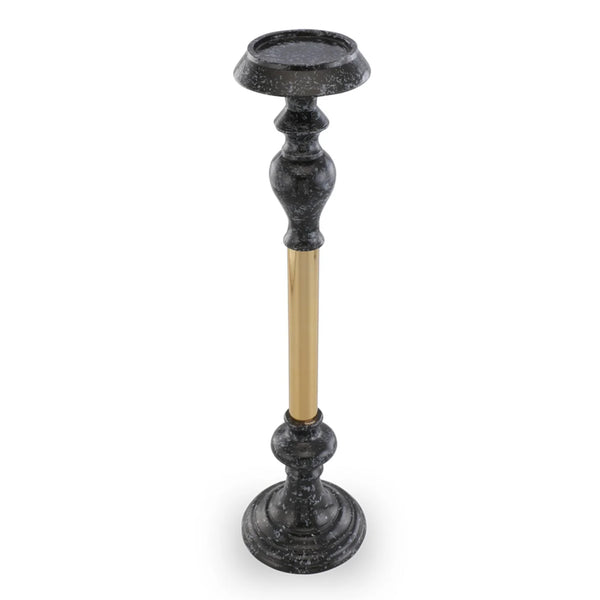 Bougeoirs pilier bicolores | Lot de 3