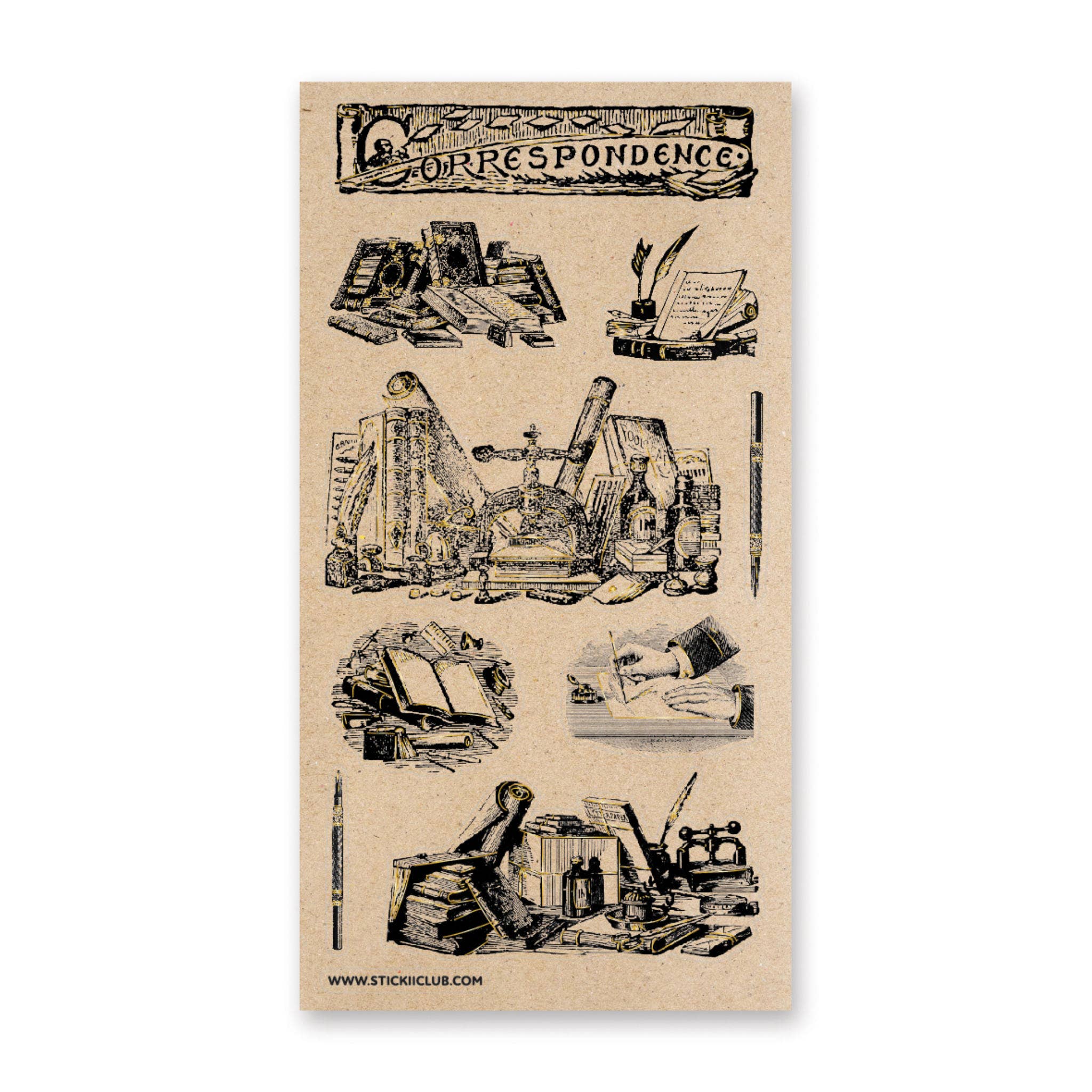 Vintage Correspondence Sticker Sheet