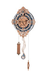Horloge murale Notes romantiques, Puzzle mécanique en bois