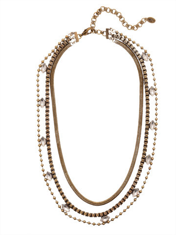 Cleo Layered Tennis Necklace | Crystal Collection