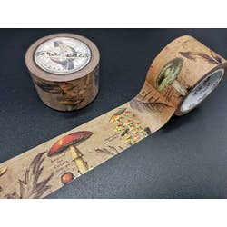 ruban Washi aux champignons vintage