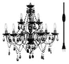 {COMMANDE SPÉCIALE} Lustre enfichable | 9 lumières | Noir