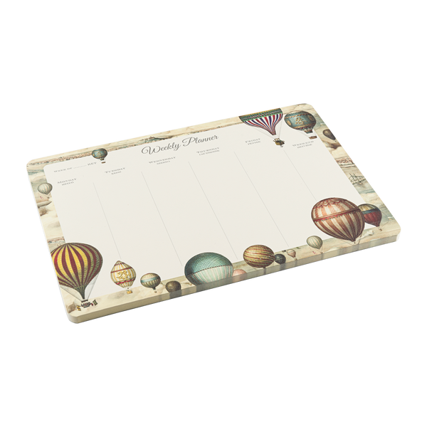 Planificateur de bureau hebdomadaire {Ballons}