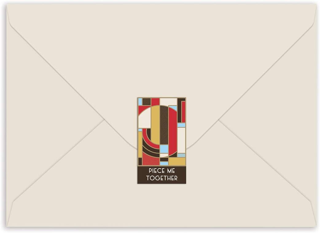 Frank Lloyd Wright Hoffman Rug Greeting Card Puzzle