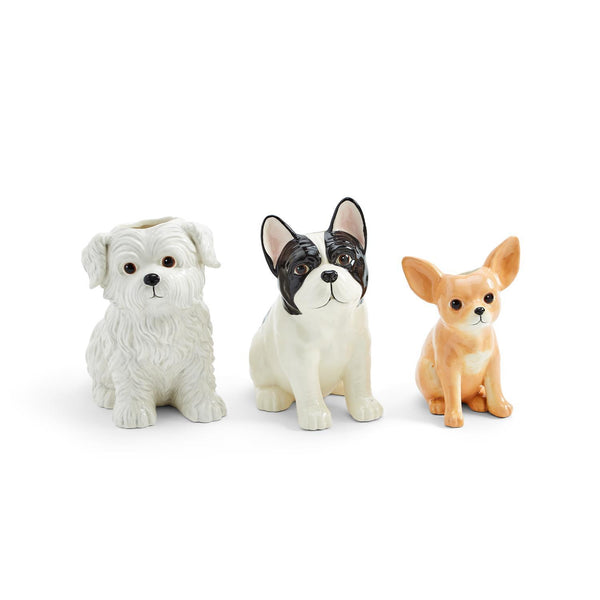 Vases pour chiens peints à la main