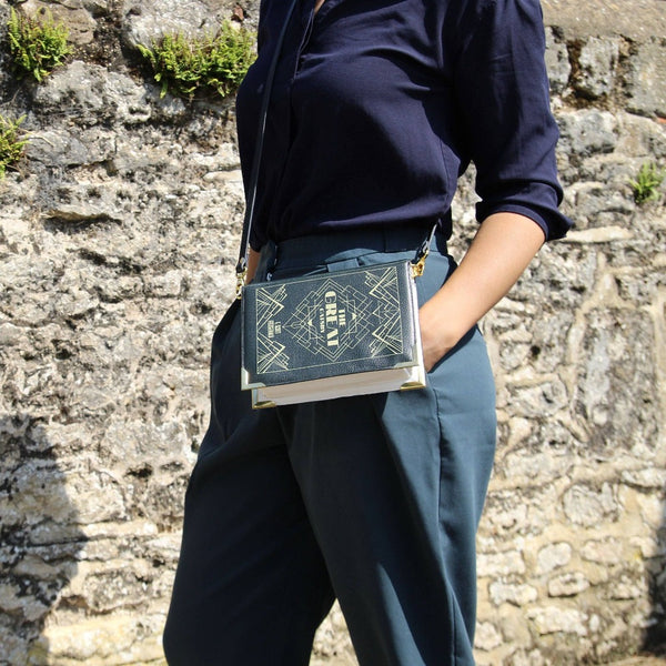 Great Gatsby Book Art Crossbody Handbag