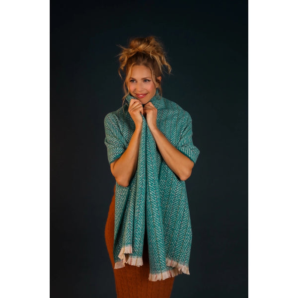 Teal Nicolette Cozy Scarf