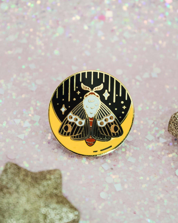 Moonlit Moth | Enamel Pin