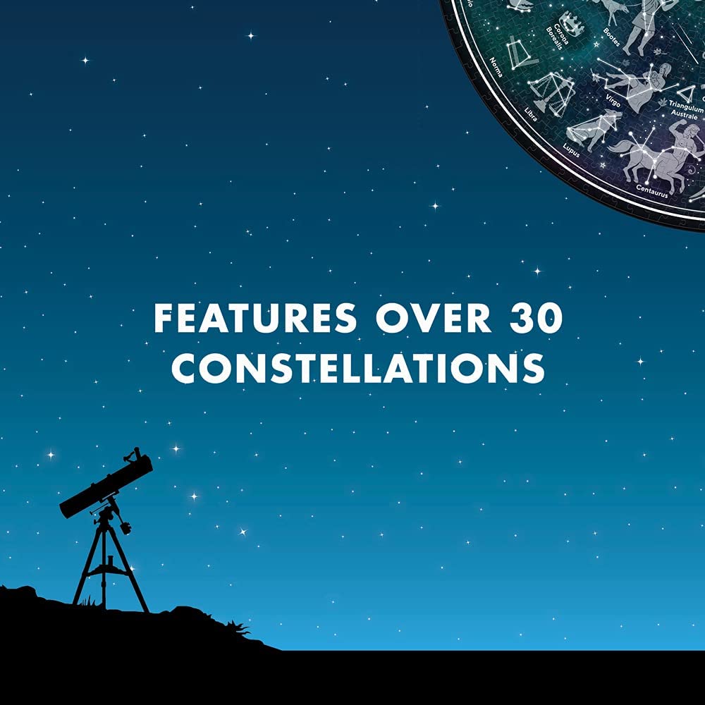 Puzzle rond Carte des étoiles {1000 pièces}
