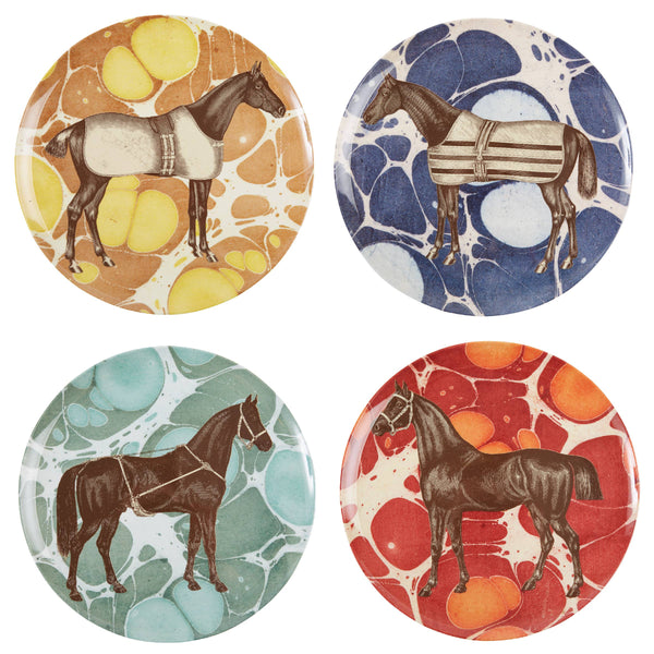 Assiettes à dîner Equus | Lot de 4