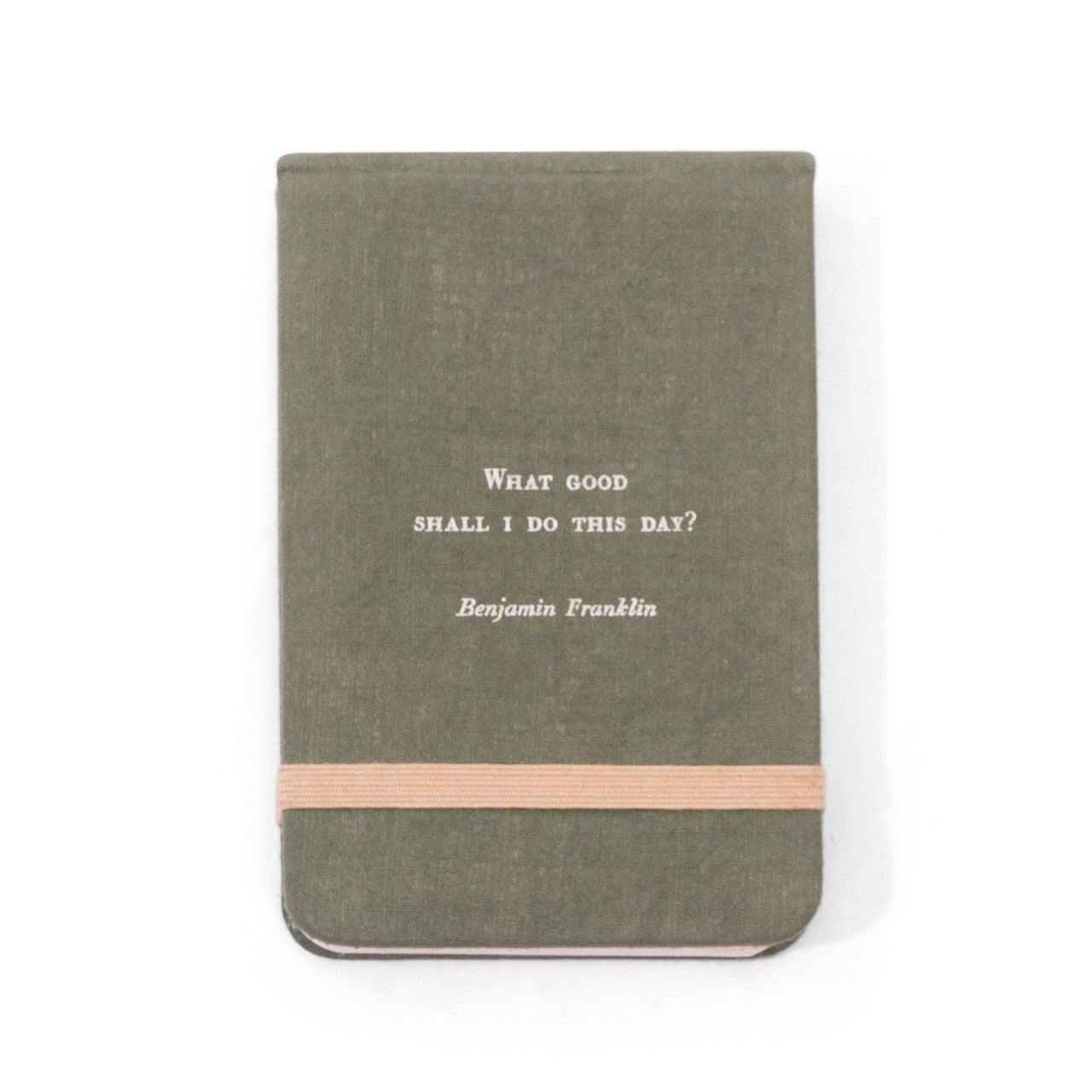 Benjamin Franklin Mini Fabric Notepad