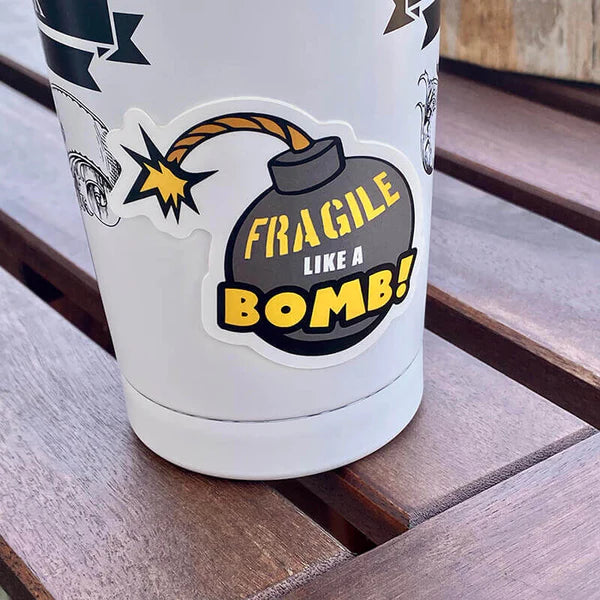 Fragile Like A Bomb Vinyl Sticker