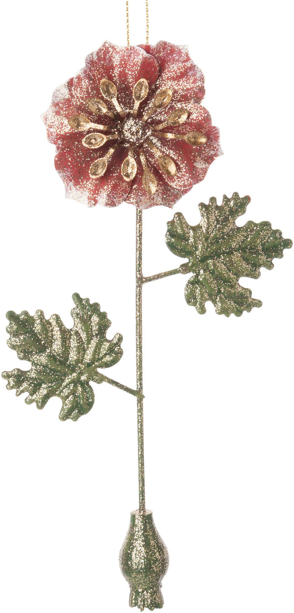 Ornements floraux avec tiges scintillantes {styles multiples}