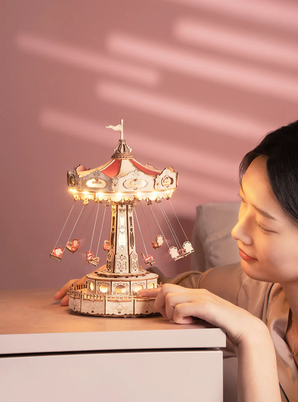 Swing Ride {Electro-Mechanical Wooden Puzzle}