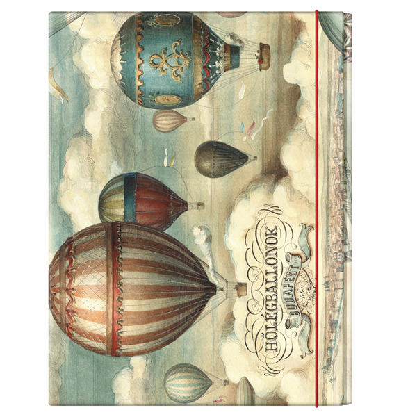 Hot Air Balloon Wrapped Notebook Box {A4}