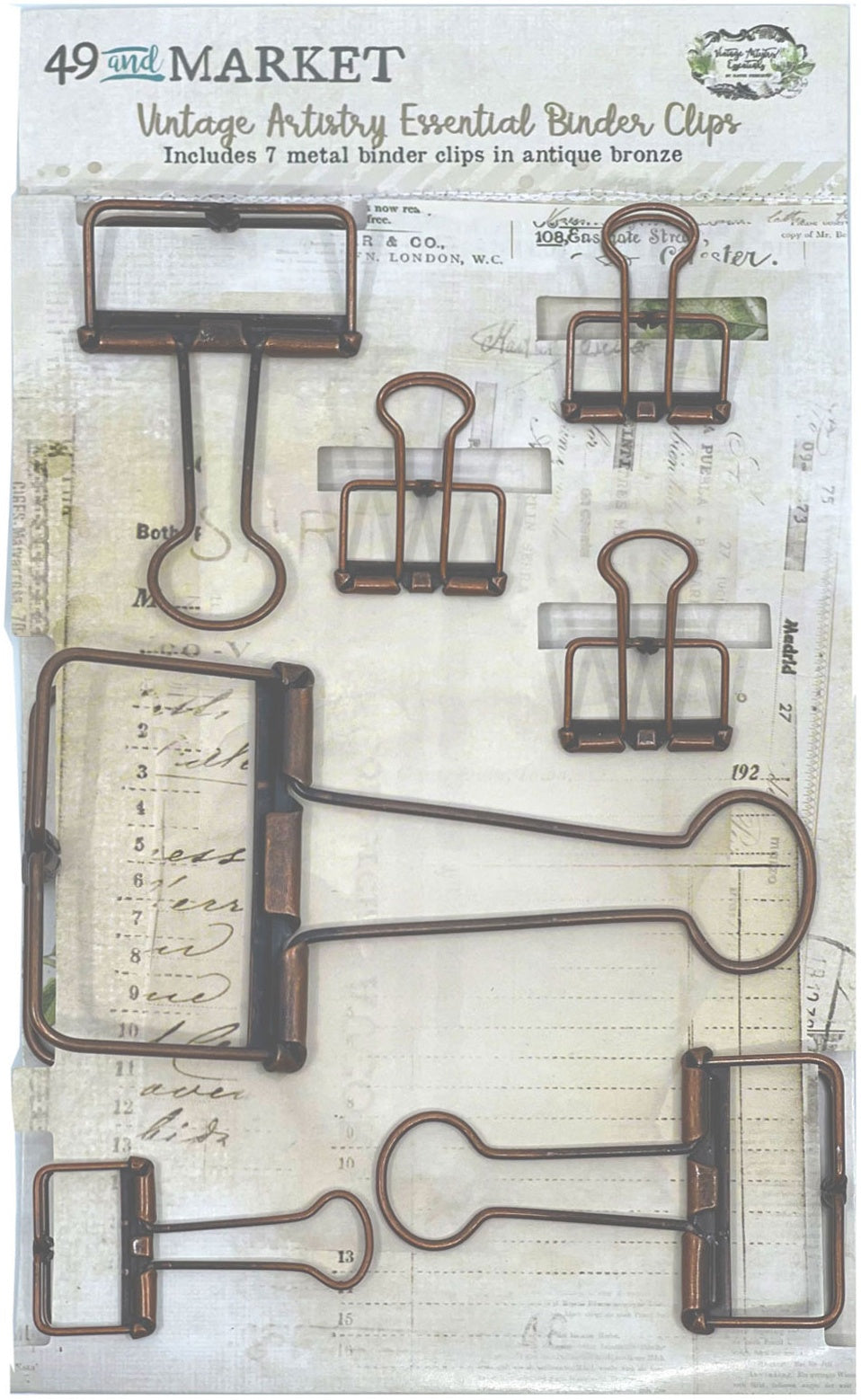 Vintage Artistry Essentials Shaped Clips