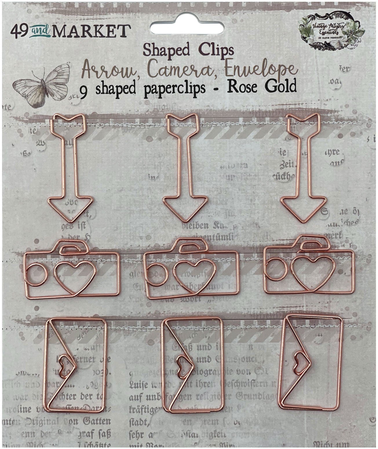 Vintage Artistry Essentials Shaped Clips