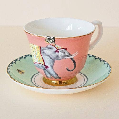 Yvonne Ellen | Teacup & Saucer {Carnival Elephant}
