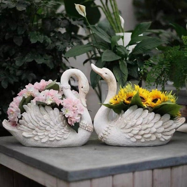 Swan Planters