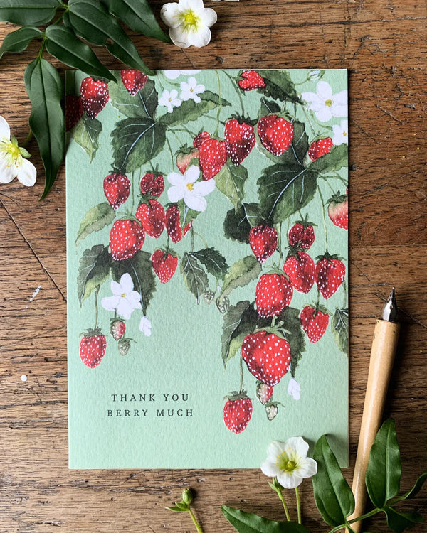 Botanical Watercolour Greeting Card Bundle {pack of 5}