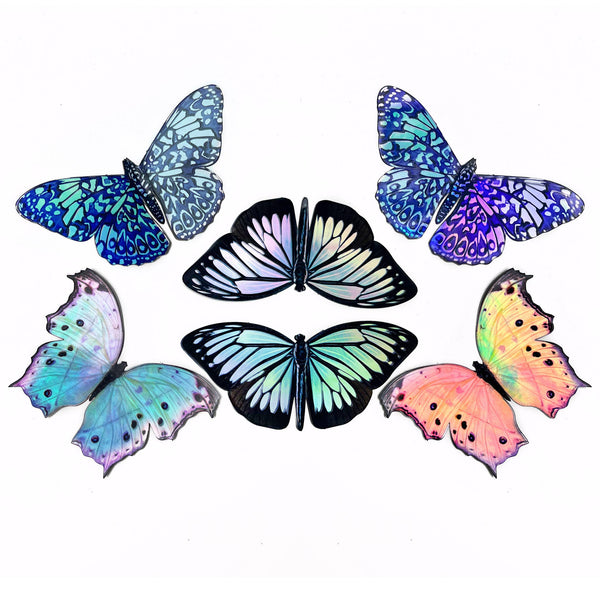 Wanderer Holographic Butterfly Sticker Set