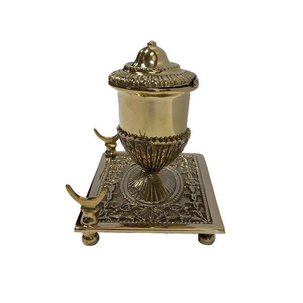 Brass Inkwell Pen Holder Pen Set